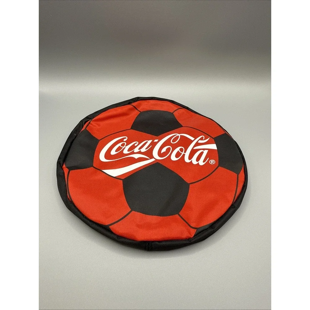 Coca Cola Round Soccer Ball Design Small Storage Bag‎